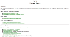 Desktop Screenshot of cjhicks.orpheusweb.co.uk