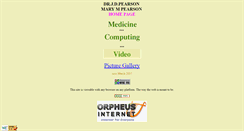 Desktop Screenshot of pearson.orpheusweb.co.uk